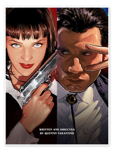 Poster Pulp Fiction Duo