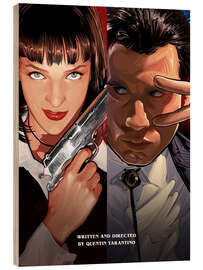 Puutaulu Pulp Fiction Duo
