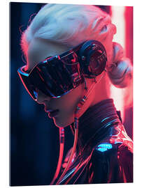 Cuadro de metacrilato Cyber Punk Girl