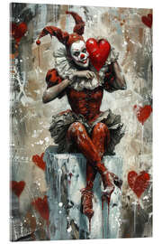 Tableau en verre acrylique Jester - Bettina Dittmann
