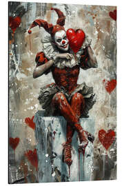 Tableau en aluminium Jester - Bettina Dittmann