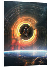 Hartschaumbild Astronaut Gargantua