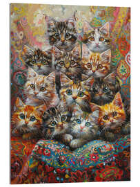Gallery print Retro cuteness with cats
