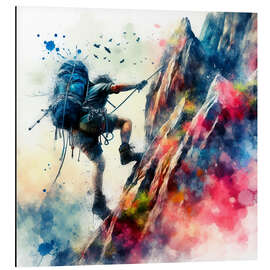 Magnettafel Bergsteiger