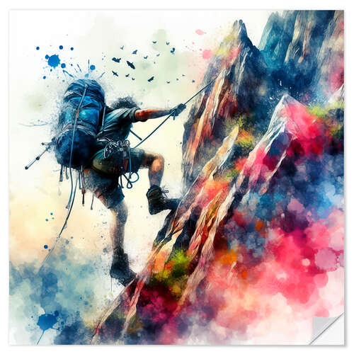 Naklejka na ścianę Climber