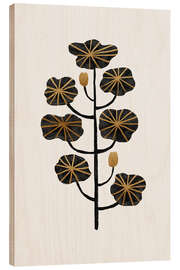 Obraz na drewnie Black Gold Still Life II
