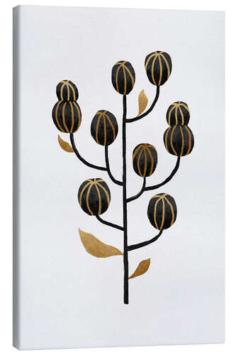 Lerretsbilde Black Gold Still Life I
