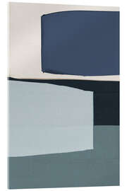 Acrylglasbild Ruhiges Blau - Orara Studio