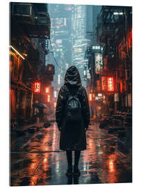 Obraz na szkle akrylowym Futuristic City Dystopia - Nikita Abakumov
