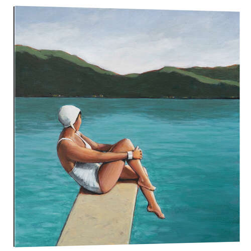 Galleriprint Swimmer at Lake