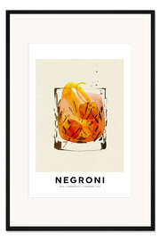 Gerahmter Kunstdruck Negroni