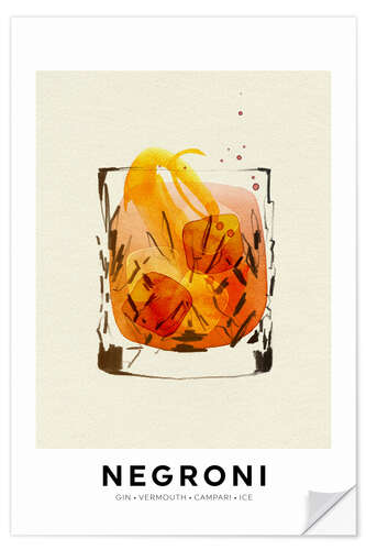 Wandsticker Negroni