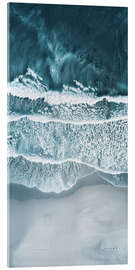 Acrylic print Aerial view of beach at Esperance, Western Australia