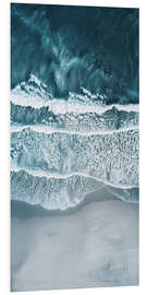 PVC print Aerial view of beach at Esperance, Western Australia