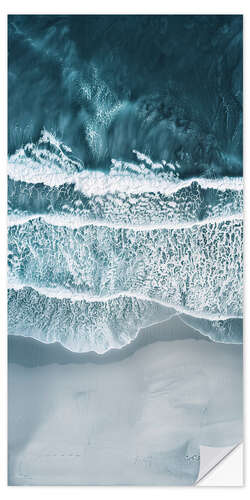 Autocolante decorativo Aerial view of beach at Esperance, Western Australia