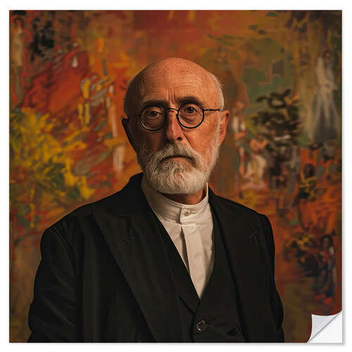 Sticker mural Portrait of Henri Matisse