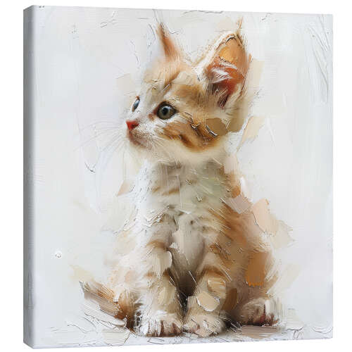 Lienzo Cute small kitty