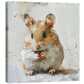 Lerretsbilde Cute little hamster