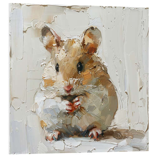 Foam board print Cute little hamster