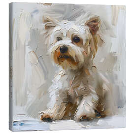 Lienzo Cute Maltese Dog - DejaReve