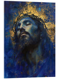 Acrylglasbild Porträt von Jesus Christus - DejaReve