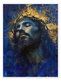 Wall print Jesus Christ portrait - DejaReve