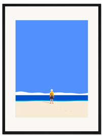 Gerahmter Kunstdruck Beach