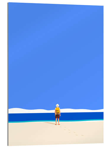 Tableau en plexi-alu Beach