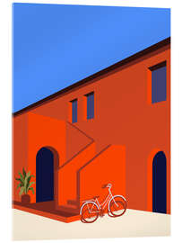 Akrylglastavla Borgo italiano - dolceQ