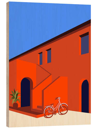 Cuadro de madera Borgo italiano