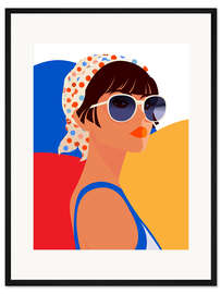 Gerahmter Kunstdruck Bandana