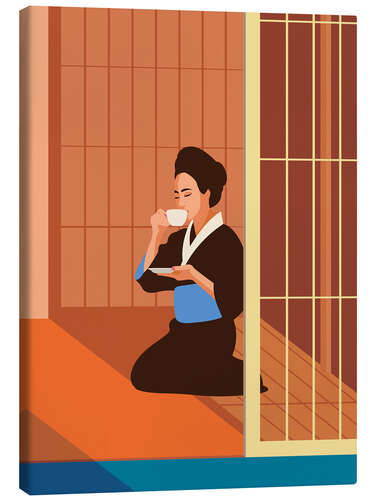 Tableau sur toile Japanese tea ceremony