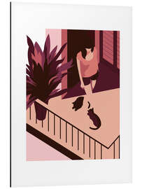 Alubild Das Balkon der Katzen - dolceQ