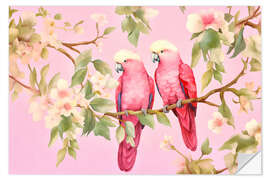 Wall sticker Tropical Birds Romance