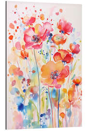 Magnettafel Verspielter Wildblumengarten