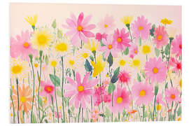 Tableau en PVC Whimsical Wildflower Meadow II