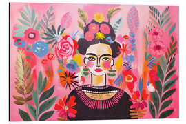 Alumiinitaulu Artistic Courage - Mexican Artist Portrait - Andrea Haase