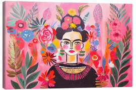 Quadro em tela Artistic Courage - Mexican Artist Portrait - Andrea Haase