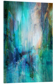 Tableau en verre acrylique Cold days - sunny prospects - Annette Schmucker
