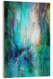 Obraz na drewnie Cold days - sunny prospects - Annette Schmucker