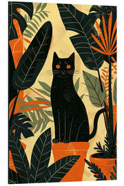 Aluminium print Boho King Cat - Frank Daske