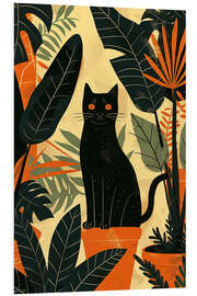 Tableau en PVC Boho King Cat