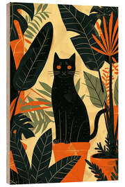 Puutaulu Boho King Cat - Frank Daske