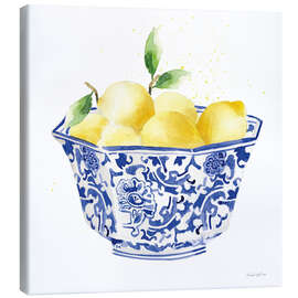 Canvas-taulu Lemon Peel in Blue