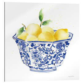 Galleritryck Lemon Peel in Blue