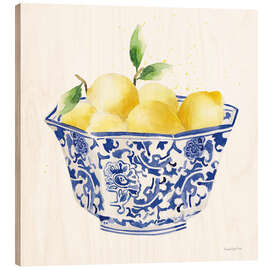 Puutaulu Lemon Peel in Blue