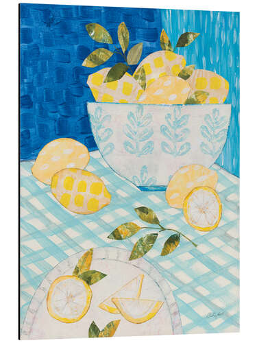 Aluminiumsbilde Tablescape Lemons