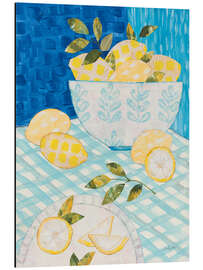 Aluminium print Tablescape Lemons