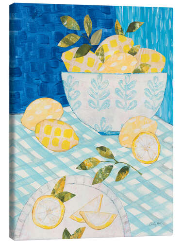 Canvas print Tablescape Lemons