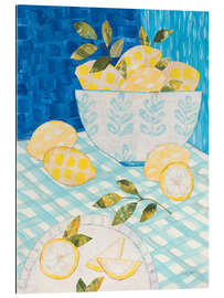 Galleriataulu Tablescape Lemons